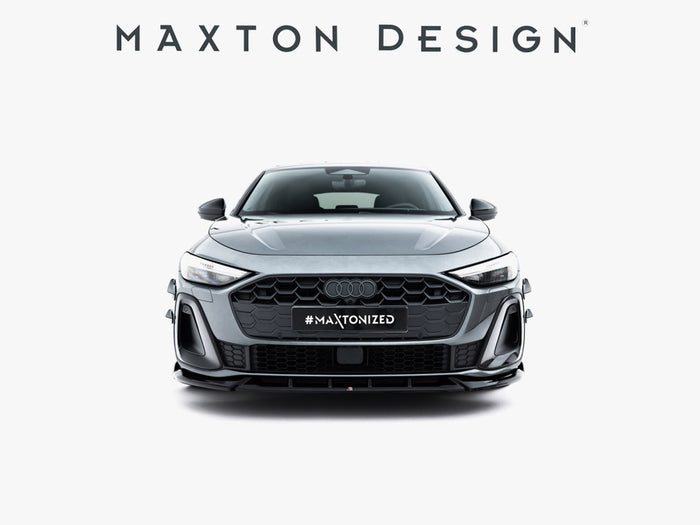 Audi A5 S-Line Sedan / Avant B10 Front Splitter V.2 - Maxton Design