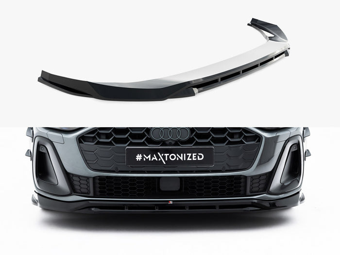 Audi A5 S-Line Sedan / Avant B10 Front Splitter V.1 - Maxton Design
