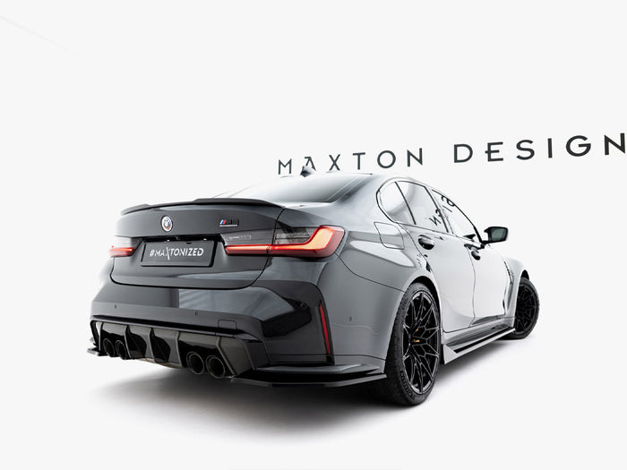BMW M3 Sedan / Touring G80 / G81 Rear Side Splitters V.3 - Maxton Design