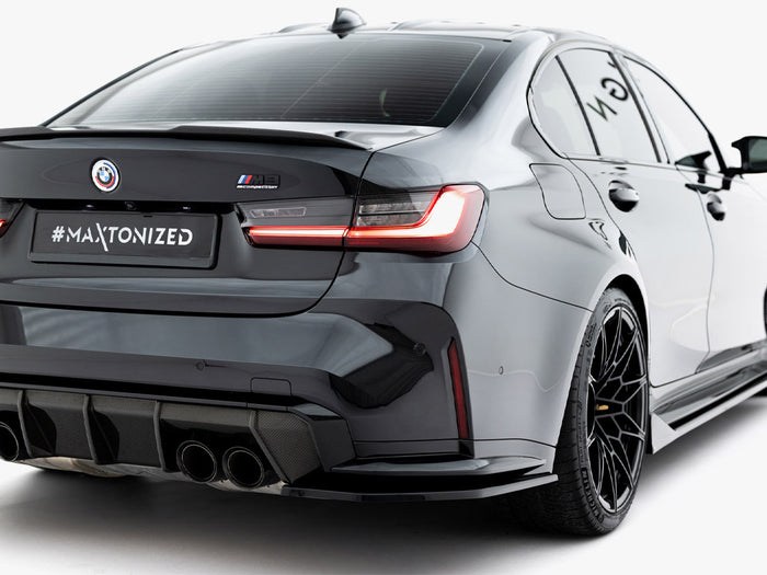 BMW M3 Sedan / Touring G80 / G81 Rear Side Splitters V.3 - Maxton Design