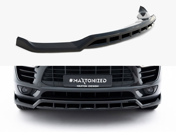 Porsche Macan Mk1 Front Splitter V.3 - Maxton Design