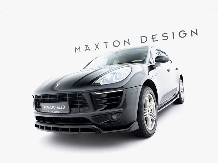 Porsche Macan Mk1 Front Splitter V.3 - Maxton Design