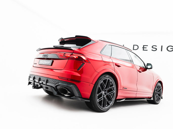 Audi RSQ8 Mk1 Facelift Rear Splitter (Vertical Bars) - Maxton Design