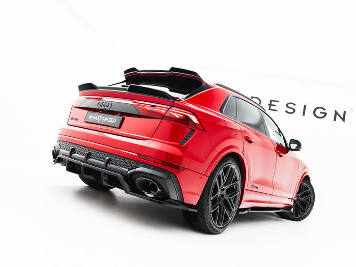 Audi RSQ8 Mk1 Facelift Rear Splitter (Vertical Bars) - Maxton Design