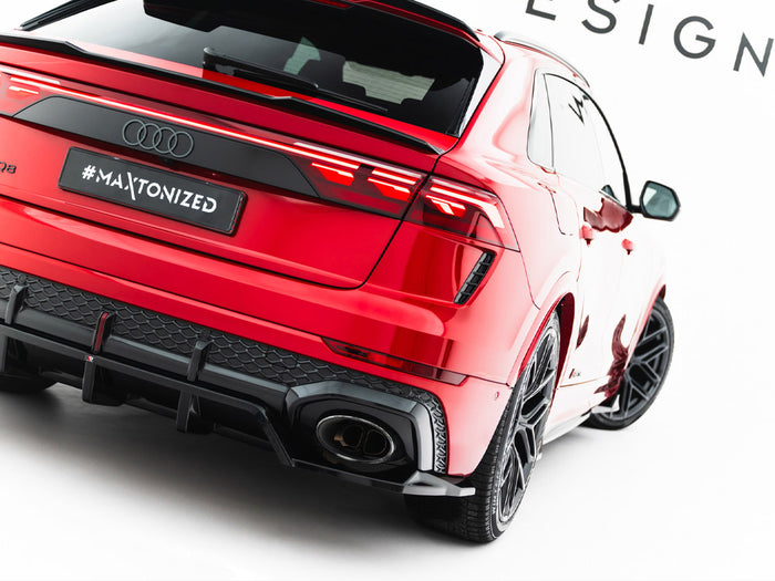 Audi RSQ8 Mk1 Facelift Rear Splitter (Vertical Bars) - Maxton Design
