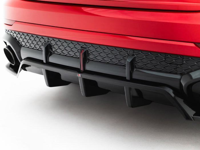Audi RSQ8 Mk1 Facelift Rear Splitter (Vertical Bars) - Maxton Design