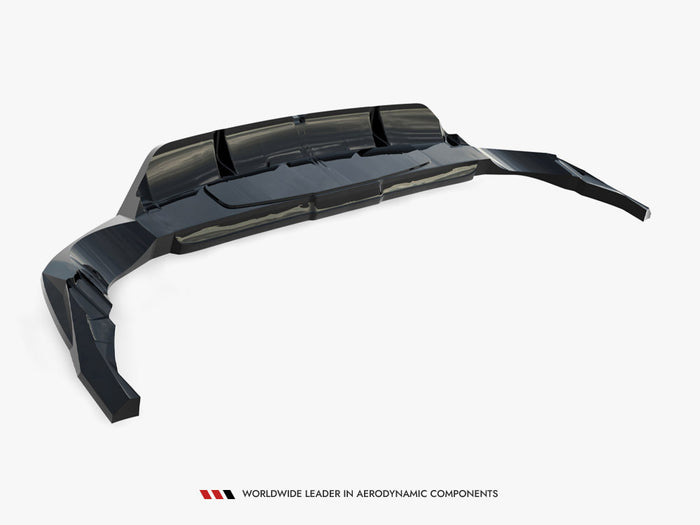 Audi RSQ8 Mk1 Facelift Rear Splitter (Vertical Bars) - Maxton Design