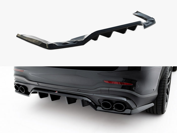 Mercedes-AMG GLC 43 SUV X253 Facelift Rear Splitter (Vertical Bars) - Maxton Design