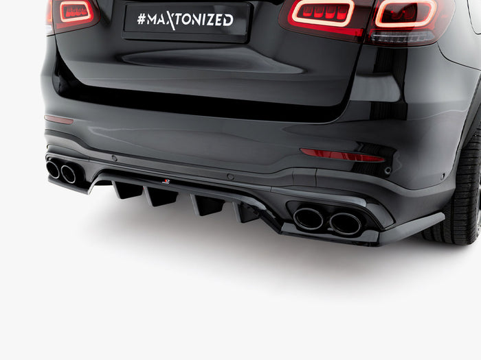 Mercedes-AMG GLC 43 SUV X253 Facelift Rear Splitter (Vertical Bars) - Maxton Design