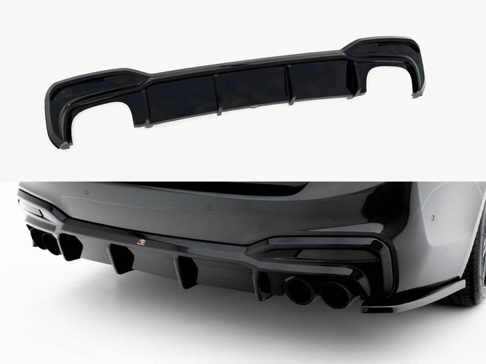 BMW M550i Sedan G30 Rear Valance - Maxton Design