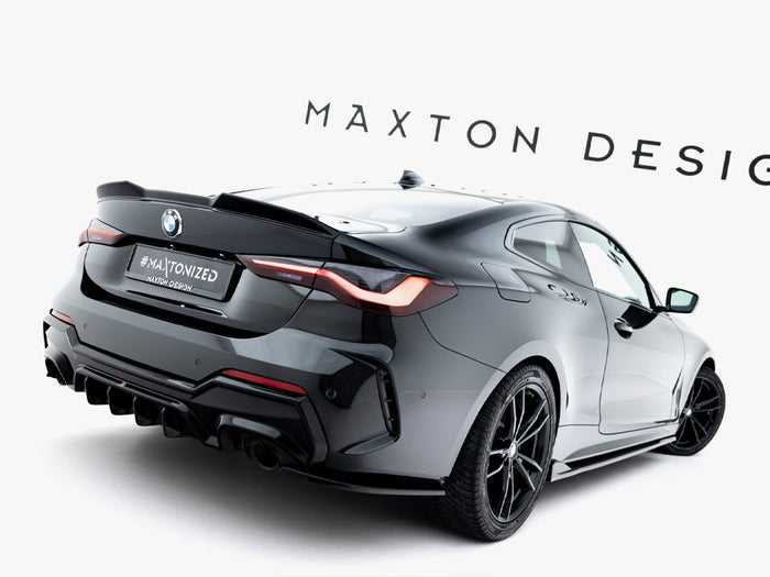 BMW 4 M-Pack G22 / G23 / G22 Facelift / G23 Facelift Rear Side Splitters V.7 - Maxton Design