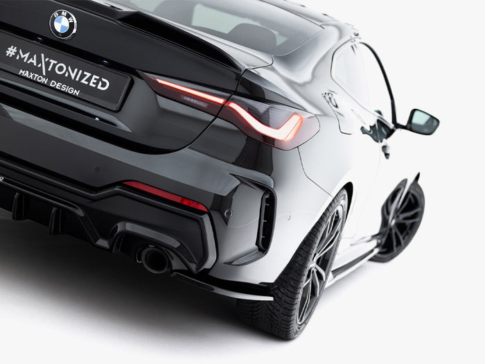 BMW 4 M-Pack G22 / G23 / G22 Facelift / G23 Facelift Rear Side Splitters V.7 - Maxton Design