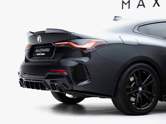 BMW 4 M-Pack G22 / G23 / G22 Facelift / G23 Facelift Rear Side Splitters V.7 - Maxton Design