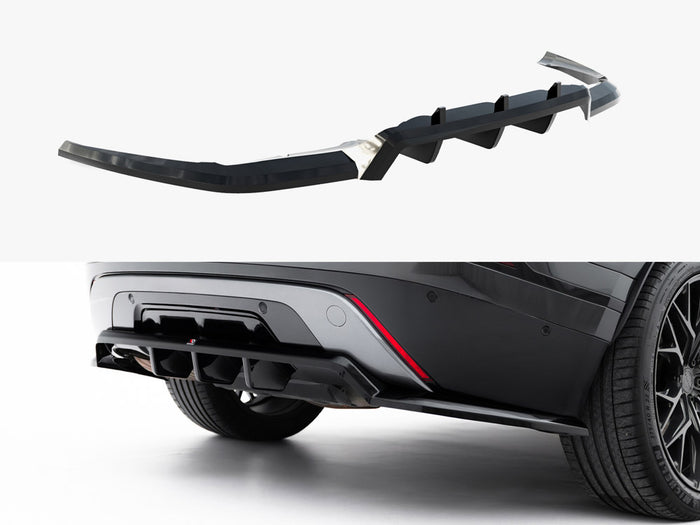 Rear Splitter (Vertical Bars) V.2 Land Rover Range Rover Velar R-Dynamic Mk1 - Maxton Design