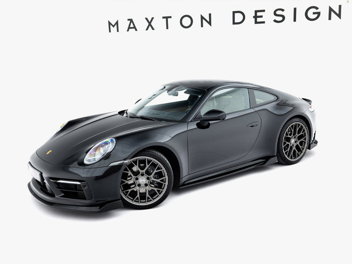 Porsche 911 Carrera Sport Design 992 Side Skirts Diffusers V.2 - Maxton Design
