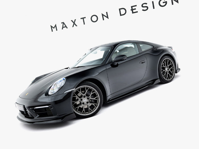 Porsche 911 Carrera Sport Design 992 Side Skirts Diffusers V.2 - Maxton Design