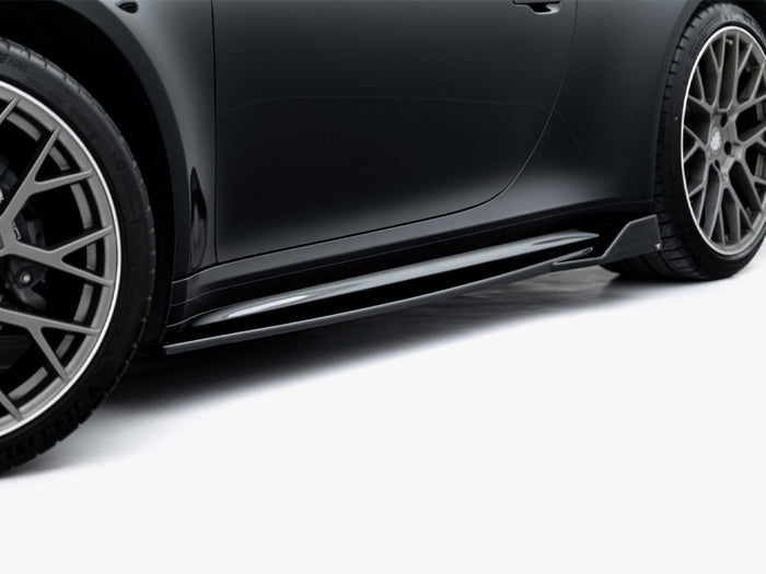 Porsche 911 Carrera Sport Design 992 Side Skirts Diffusers V.2 - Maxton Design