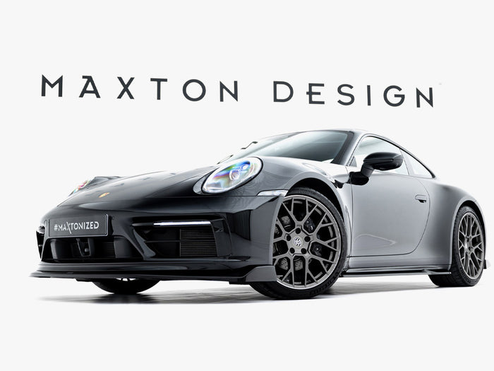 Porsche 911 Carrera Sport Design 992 Side Skirts Diffusers V.1 - Maxton Design