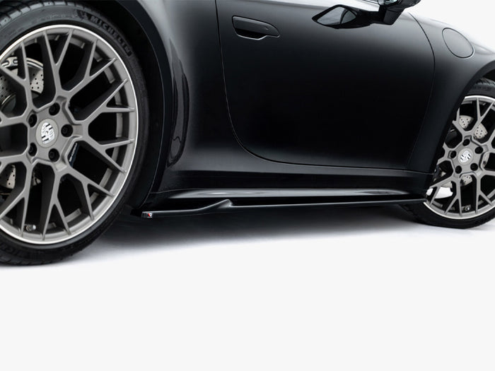 Porsche 911 Carrera Sport Design 992 Side Skirts Diffusers V.1 - Maxton Design