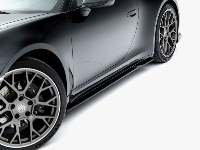 Porsche 911 Carrera Sport Design 992 Side Skirts Diffusers V.1 - Maxton Design