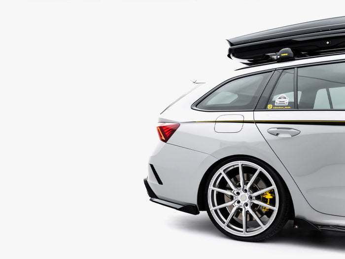 Rear Side Splitters V.8 Skoda Octavia RS Liftback / Estate Mk4 / Mk4 Facelift - Maxton Design