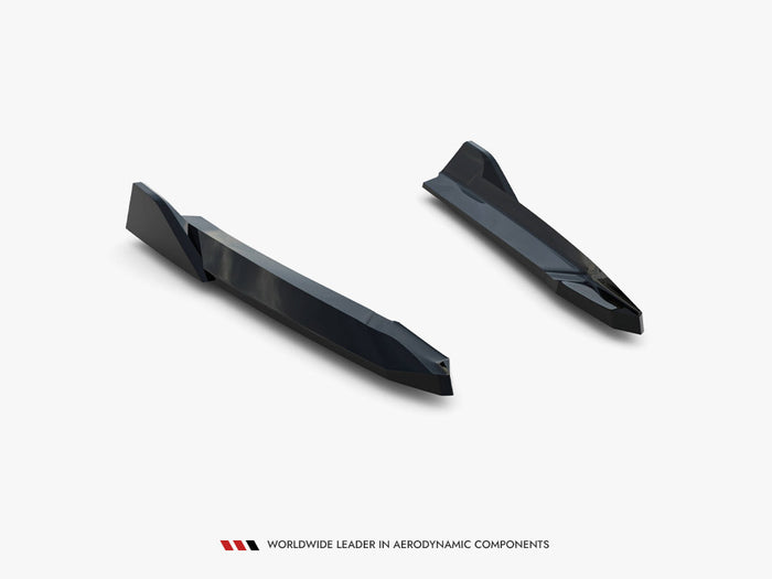 Rear Side Splitters V.8 Skoda Octavia RS Liftback / Estate Mk4 / Mk4 Facelift - Maxton Design