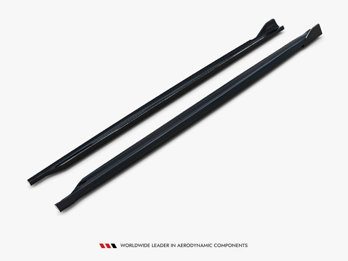 Side Skirts Diffusers V.2 Skoda Octavia RS Liftback / Estate Mk4 / Mk4 Facelift - Maxton Design