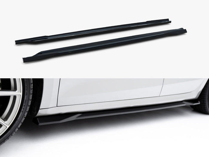 Side Skirts Diffusers V.1 Skoda Octavia RS Liftback / Estate Mk4 / Mk4 Facelift - Maxton Design