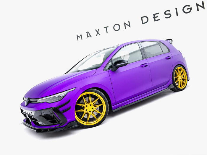 Volkswagen Golf R Mk8 / Mk8 Facelift Side Skirts Diffusers V.4 - Maxton Design