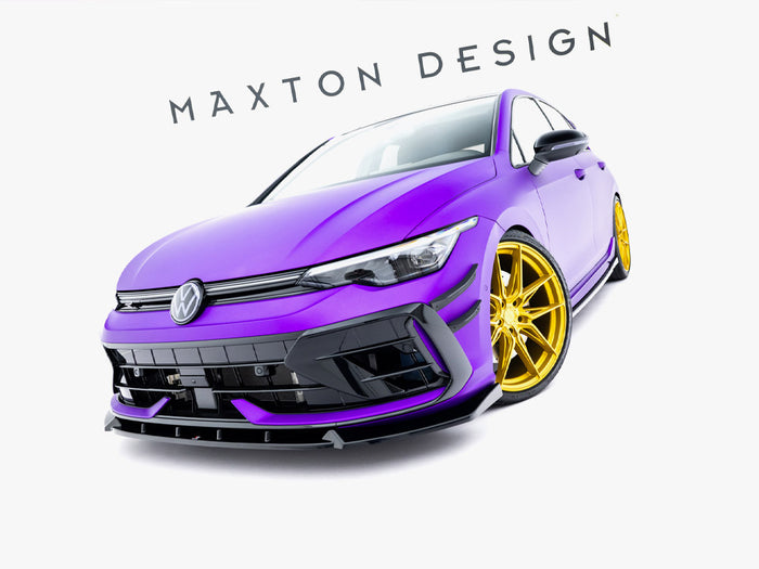 Volkswagen Golf R Mk8 Facelift Front Splitter V.3 - Maxton Design