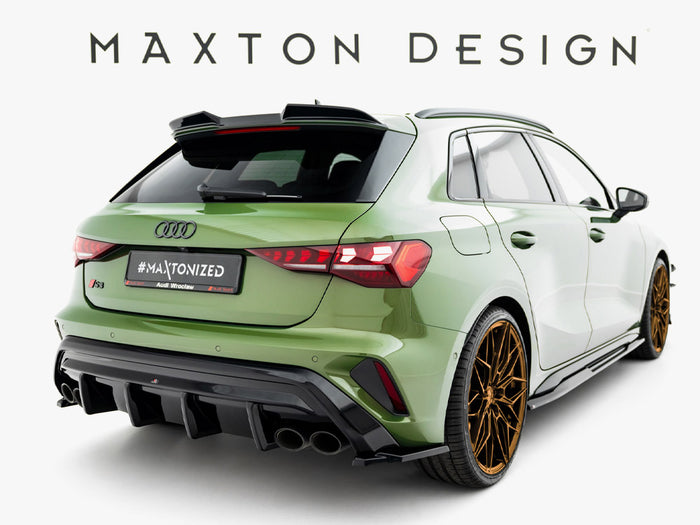 Audi S3 Sportback Facelift Rear Side Splitters V.3 - Maxton Design