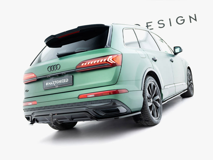 Audi Q7 S-Line Mk2 Facelift Rear Splitter (Vertical Bars) - Maxton Design