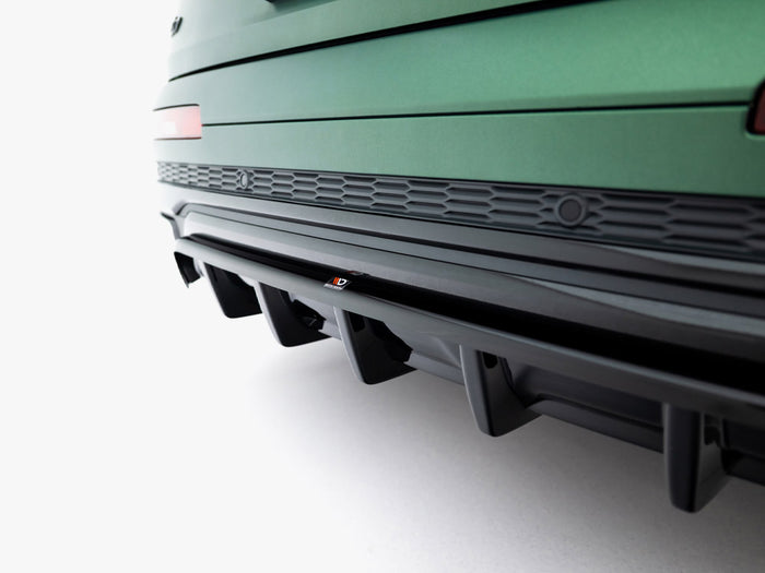 Audi Q7 S-Line Mk2 Facelift Rear Splitter (Vertical Bars) - Maxton Design