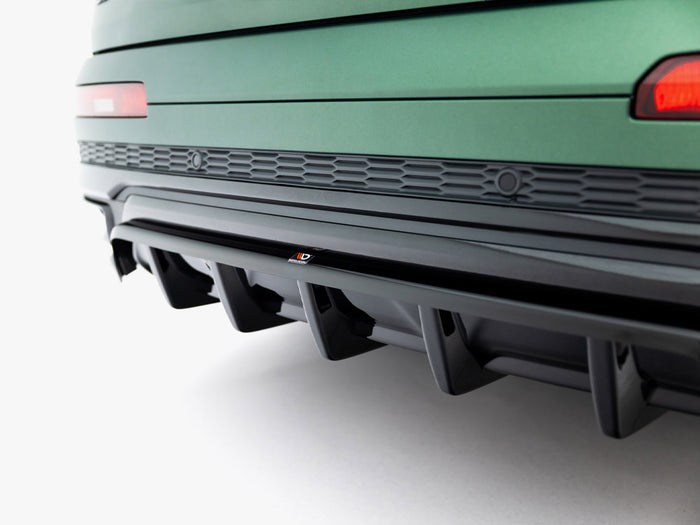 Audi Q7 S-Line Mk2 Facelift Rear Splitter (Vertical Bars) - Maxton Design
