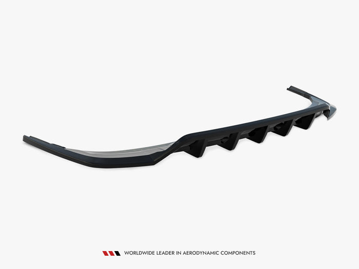Audi Q7 S-Line Mk2 Facelift Rear Splitter (Vertical Bars) - Maxton Design