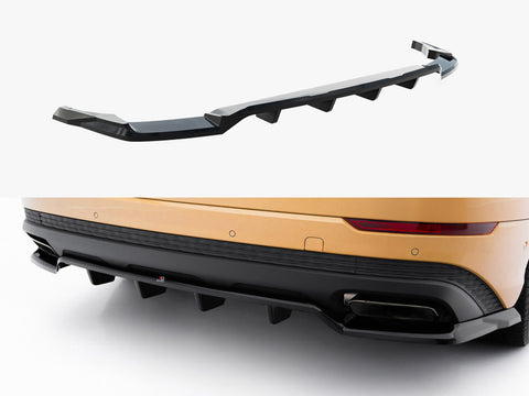 Audi Q8 Mk1 Facelift Rear Splitter (Vertical Bars) - Maxton Design