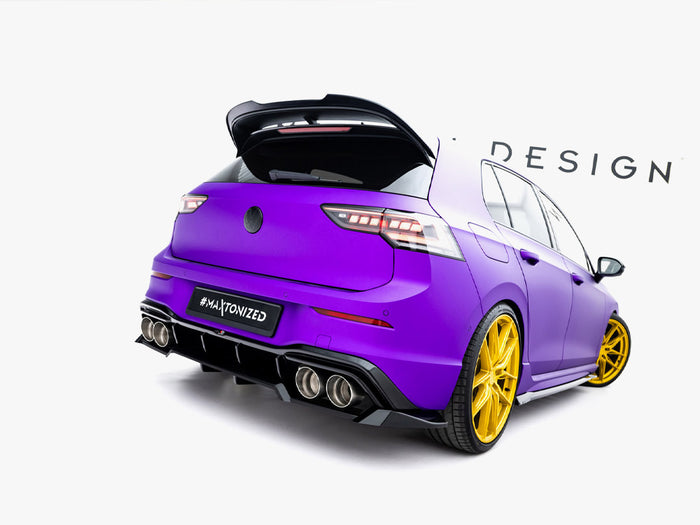 Volkswagen Golf R Mk8 / Mk8 Facelift Rear Splitter (Vertical Bars) V.2 - Maxton Design