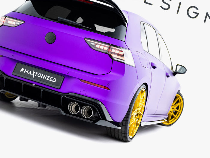 Volkswagen Golf R Mk8 / Mk8 Facelift Rear Splitter (Vertical Bars) V.2 - Maxton Design