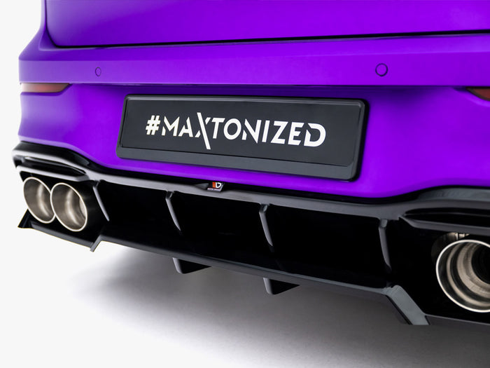 Volkswagen Golf R Mk8 / Mk8 Facelift Rear Splitter (Vertical Bars) V.2 - Maxton Design