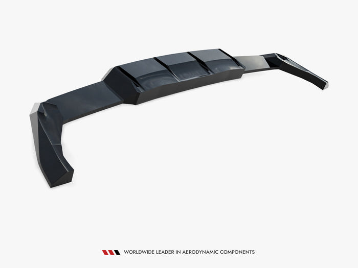 Volkswagen Golf R Mk8 / Mk8 Facelift Rear Splitter (Vertical Bars) V.2 - Maxton Design