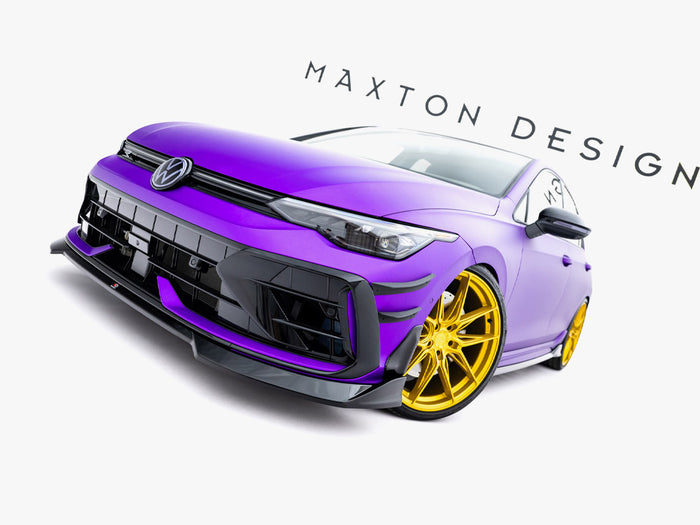 Volkswagen Golf R Mk8 Facelift Front Splitter V.4 - Maxton Design