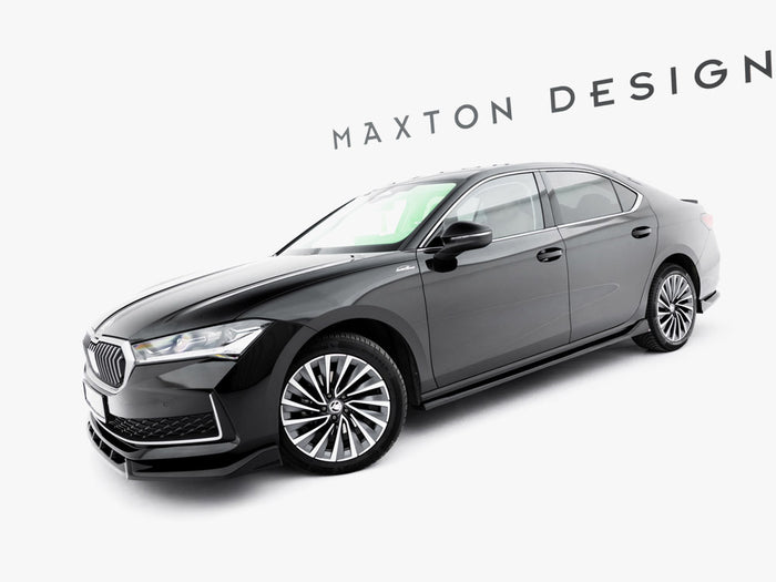 Side Skirts Diffusers V.2 Skoda Superb Mk4 - Maxton Design