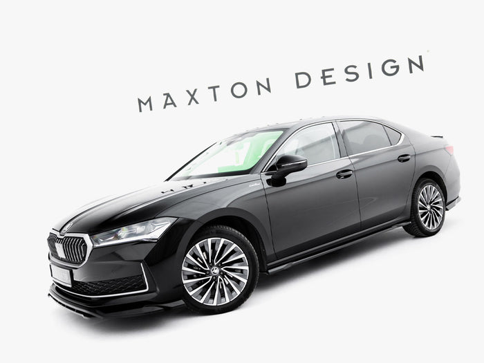 Side Skirts Diffusers V.1 Skoda Superb Mk4 - Maxton Design
