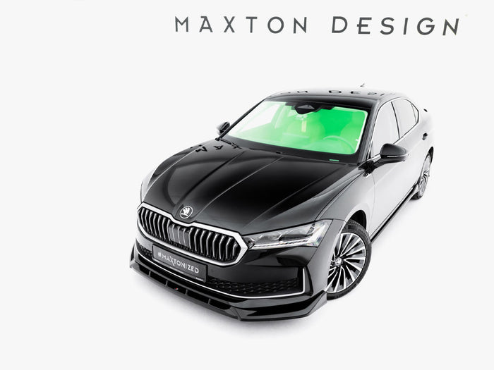 Front Splitter V.2 Skoda Superb Mk4 - Maxton Design
