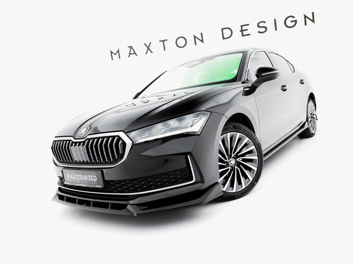Front Splitter V.2 Skoda Superb Mk4 - Maxton Design