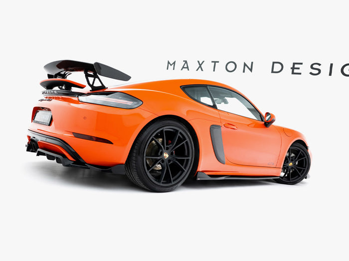 Porsche 718 Cayman GTS 982c Side Skirts Diffusers V.2 - Maxton Design