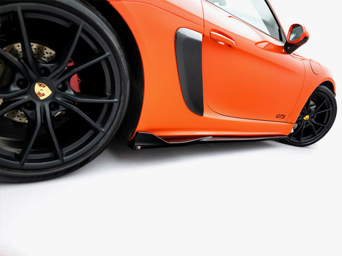 Porsche 718 Cayman GTS 982c Side Skirts Diffusers V.2 - Maxton Design