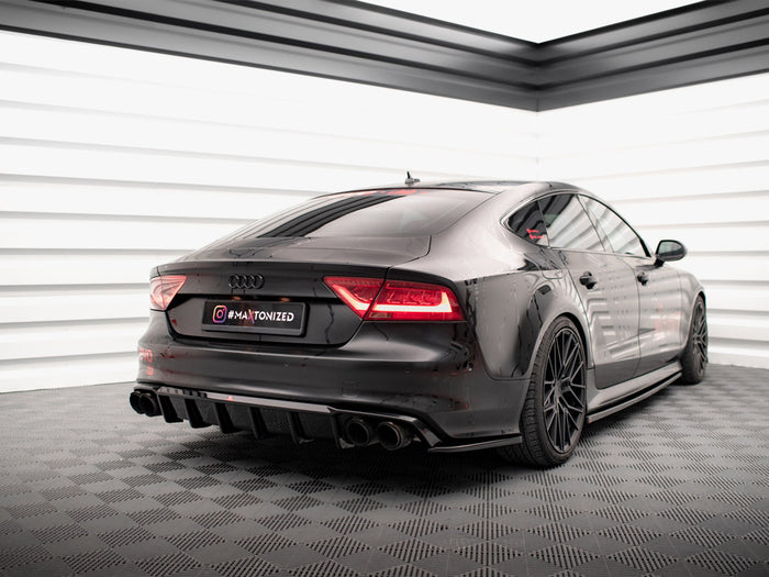 Audi A7 S-Line C7 Rear Side Splitters - Maxton Design