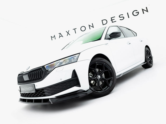 Front Splitter Skoda Octavia Sportline Liftback / Estate Mk4 Facelift - Maxton Design