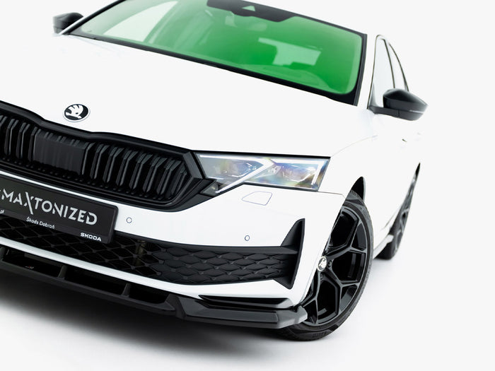 Front Splitter Skoda Octavia Sportline Liftback / Estate Mk4 Facelift - Maxton Design